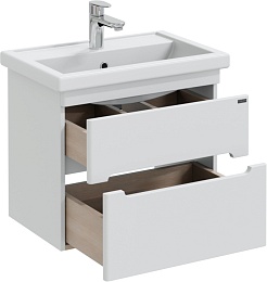 СанТа Мебель для ванной Лондон 60 подвесная белая – фотография-6