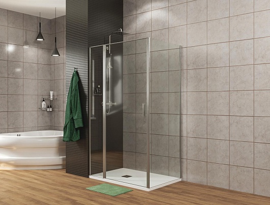 Allen Brau Душевой уголок Priority 90x80 3.31001.00/3.31013.00 хром – фотография-4