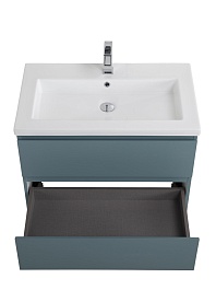 BelBagno Тумба под раковину Kraft 75 подвесная Голубой матовый – фотография-7