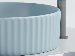 Ceramicanova Мебельная раковина Element 36 CN6057ML голубой матовый – фотография-3