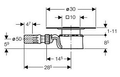 Geberit Душевой трап 154.000.00.1 – фотография-2