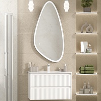 Brevita Мебель для ванной Riva 80 подвесная белая