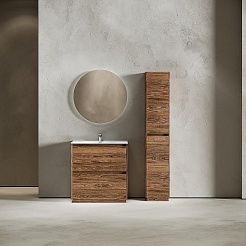 Sancos Мебель для ванной Libra Floor 80 дуб чарльстон – фотография-3