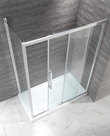 Cezares Душевой уголок LUX-SOFT-AH-1-140/80-C-Cr-IV – фотография-2