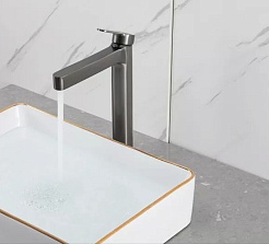 Gappo Смеситель для раковины G99-39 G1099-89 оружейная сталь – фотография-2