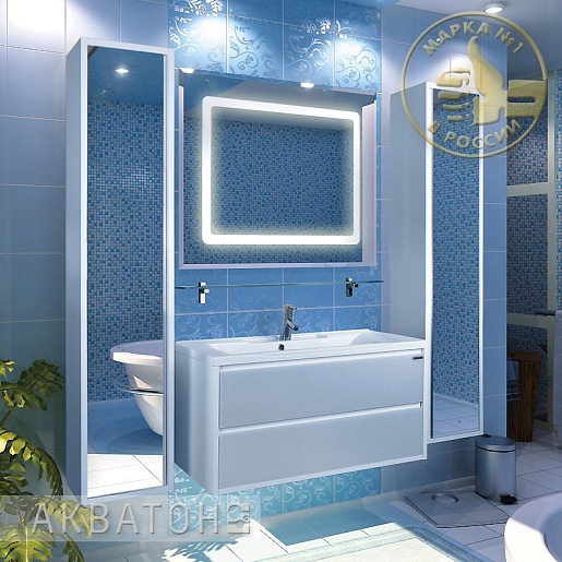 Акватон Тумба с раковиной "Римини 100" – фотография-6