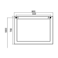 Mixline Зеркало Людвиг 80 – фотография-3