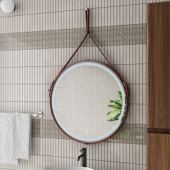 Continent Зеркало Millenium Brown Led 650 – фотография-7