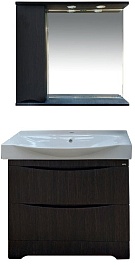 Misty Мебель для ванной Элвис 85 L напольная венге – фотография-1