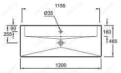 Jacob Delafon Мебель для ванной "Reve 120" EB564-270 – фотография-6