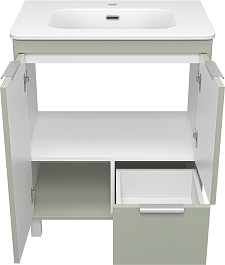 Brevita Тумба под раковину Risacca Pistachio 70 фисташковый – фотография-5