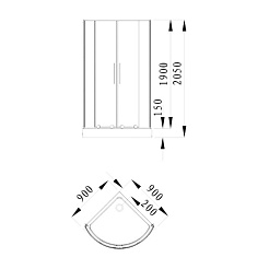 Alvaro Banos Душевой уголок Toledo S90.20 – фотография-3