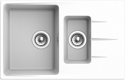 Ewigstein Мойка кухонная Gerd 60KF иней – фотография-2