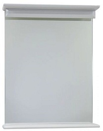 Водолей Зеркало для ванной 60 белое – фотография-1