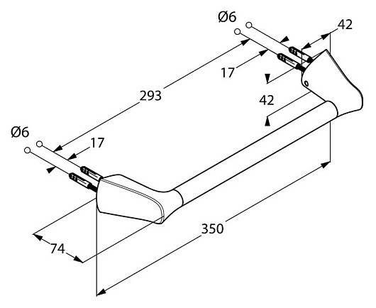 Kludi Поручень "Ambienta 5398105" – фотография-2