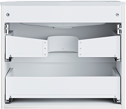 Vivon Тумба под раковину Ostin 60 подвесная белая матовая – фотография-8