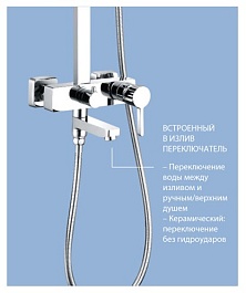 Lemark Душевая система Tropic LM7004C – фотография-4