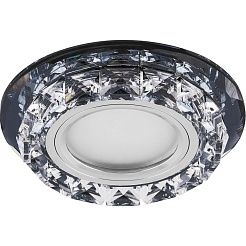 Feron Светильник потолочный, встраиваемый CD878 с LED черный – фотография-1