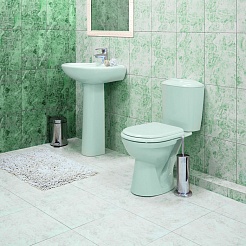 Керамин Унитаз-компакт "Палитра" 439174 салатовый – фотография-3