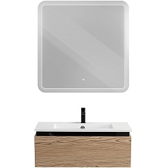 Cezares Тумба под раковину Slider 80 подвесная дуб тангент – фотография-10