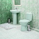Керамин Унитаз-компакт "Палитра" 439174 салатовый – картинка-7