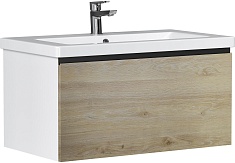 Vigo Тумба с раковиной Cross 800-0-1 подвесная дуб давос натуральный