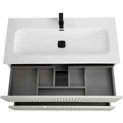 Cezares Тумба с раковиной Duet 100 подвесная CZR-8073-100 bianco lucido – фотография-3