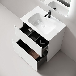 Sancos Тумба с раковиной напольная Folk Floor 70 bianco раковина Element 71 CN7007 – фотография-2