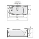 Aquatika Акриловая ванна Аквалюкс Аврора Sensa R – картинка-6