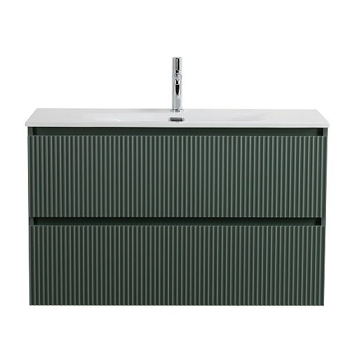 BelBagno Тумба с раковиной Uno mini 100 подвесная Еловый матовый с раковиной BB-8099-3-100 – фотография-2