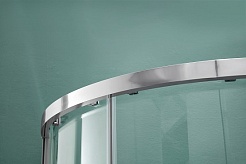 Aquatek Душевой уголок Ария 80x80 AQ ARI RO 08020CH профиль хром стекло прозрачное – фотография-8