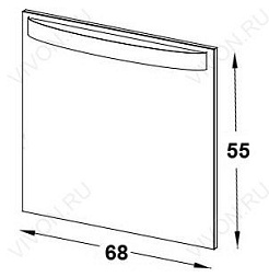 Jacob Delafon Зеркало "Presquile 68" – фотография-2