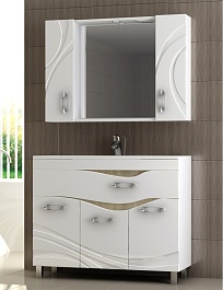 Vigo Мебель для ванной Mirella 100 белая – фотография-2