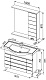 Aquanet Мебель для ванной "Доминика 100" белая (172409) – фотография-8