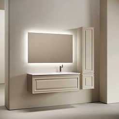 Sancos Тумба с раковиной Very 120 R beige soft раковина Grace 121 R CN7021 – фотография-4