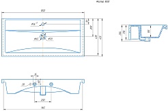 Бриклаер Тумба с раковиной Кристалл 100 белая – фотография-8
