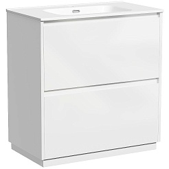 Sancos Мебель для ванной Libra Floor 80 белый глянец – фотография-5