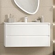 Brevita Мебель для ванной Riva 100 подвесная белая – картинка-18