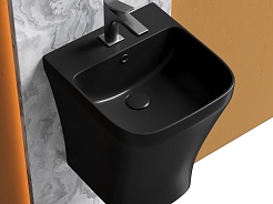 Ceramicanova Раковина моноблок Dion 36/40 CN6067MB чёрный матовый – фотография-3