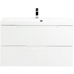 BelBagno Тумба с раковиной Vittoria 100 подвесная Bianco Opaco – фотография-1