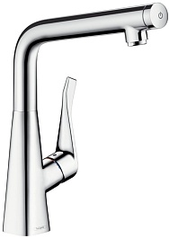Hansgrohe Смеситель Metris Select 14883000 для кухонной мойки – фотография-1