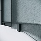 Grossman  Душевой уголок Cosmo 80x80x195 четверть круга профиль черный матовый стекло шиншилла – фотография-21