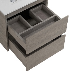 BelBagno Тумба под раковину Kraft 50 подвесная Cemento Grigio – фотография-8