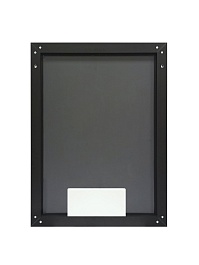 Continent Зеркало Frame Black Led 600x800 – фотография-6