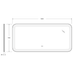 Cezares Зеркало Stylus 150 – фотография-10
