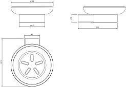 Milacio Мыльница Ultra MCU.962.MB черный матовый – фотография-4