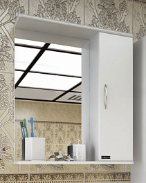 СанТа Зеркальный шкаф Прима 60 универсальный – фотография-2
