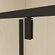 RGW Душевой уголок Classic CL-046B 120x80 профиль черный стекло матовое сатинат – фотография-10