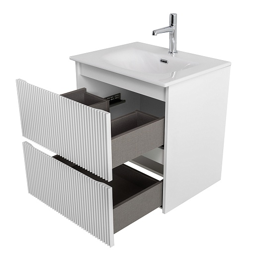 BelBagno Тумба под раковину Uno mini 50 подвесная Bianco Opaco – картинка-7