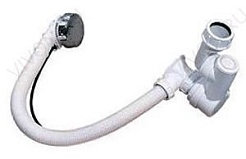 Ravak Слив-перелив (сточный комплект) для ванны Ravak с заполнением переливом, хром – фотография-1